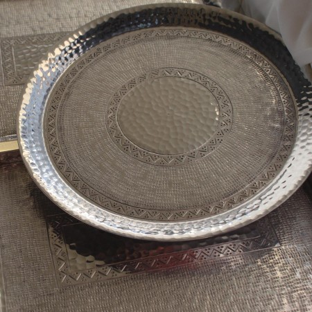 Nun Round Engraved Tray