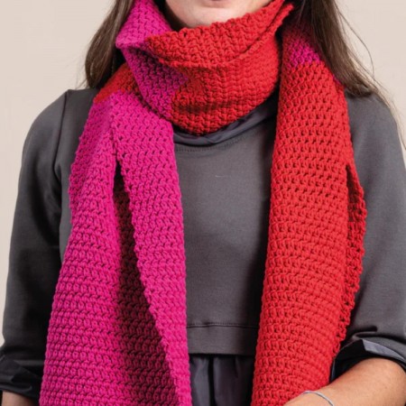 Scarf | Pink & Red