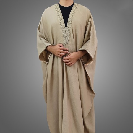Linen Abaya | Beige
