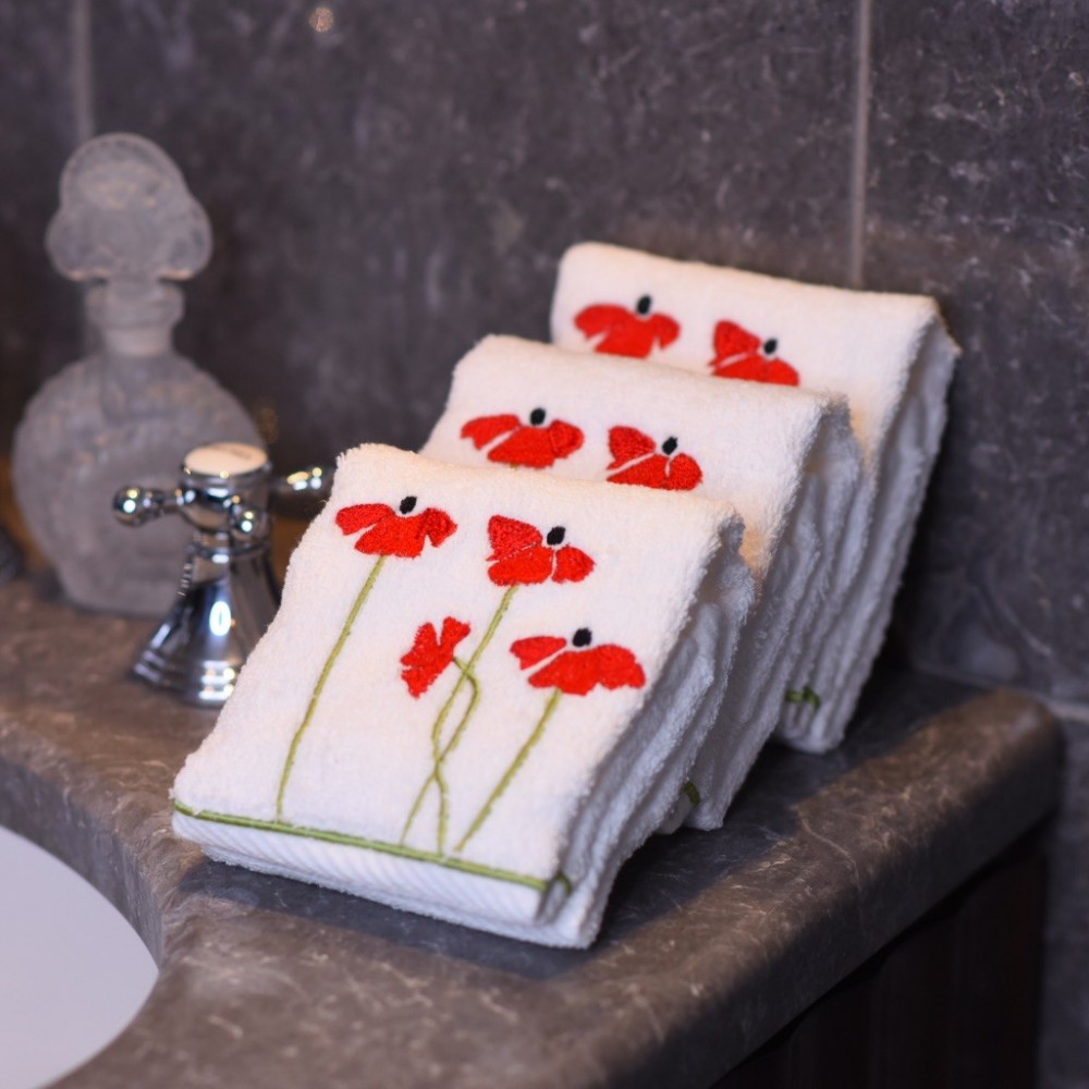 Poppy discount hand towels