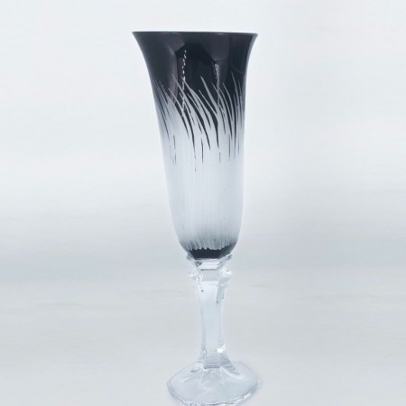 Feathery Champagne Glass