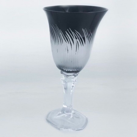 Feathery Wine Glass