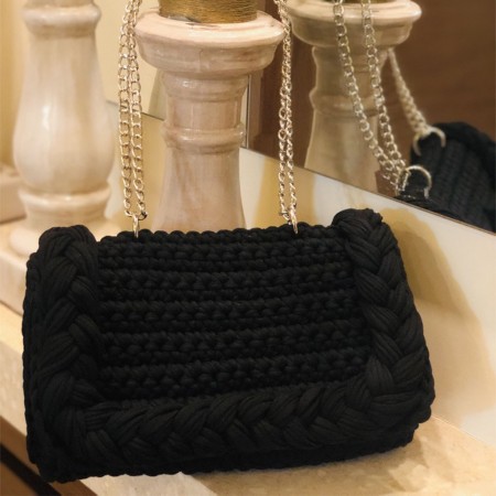 Crochet Twine Crossbody Bag