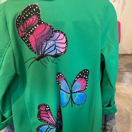 Butterflies Blazer | Green