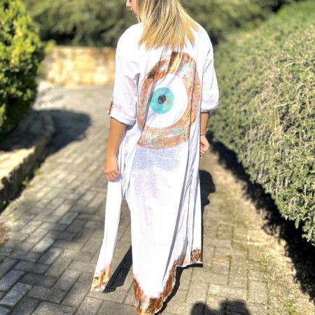 Evil Eye Kaftan | Bronze