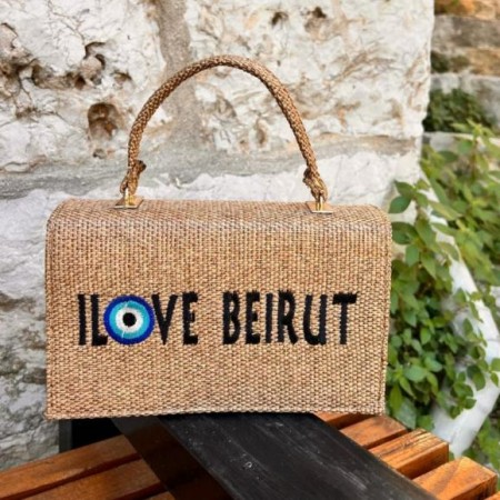 Evil Eye Love Beirut Clutch