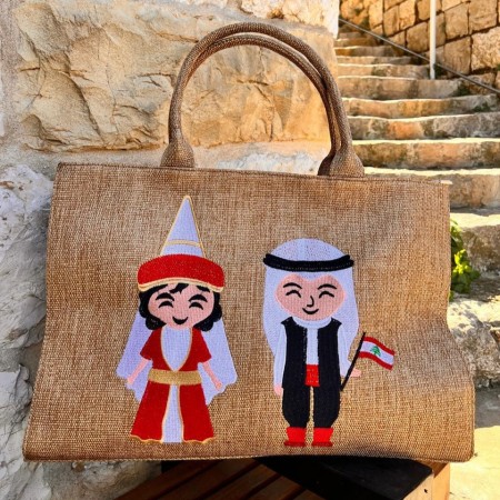 Lebanese Folklore Large Bag