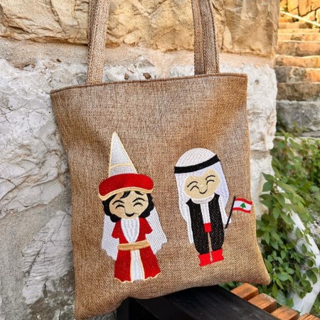 Lebanese Folklore Tote Bag