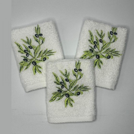 The Olive Grove Towel Set of 3