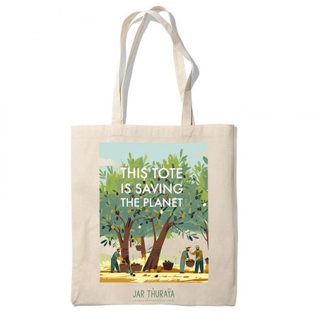 Saving The Planet Tote Bag