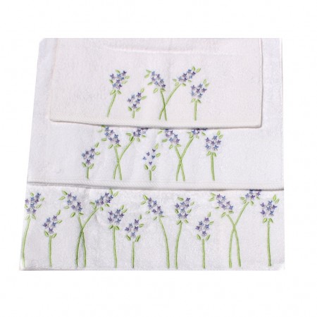 Lavender Bath Towel Set of 3