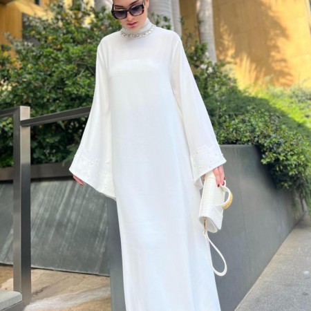 Abaya Dress | White