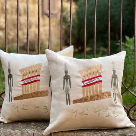 Baalbek Temple Pillow Covers