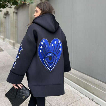 Starry Heart Jacket | Black