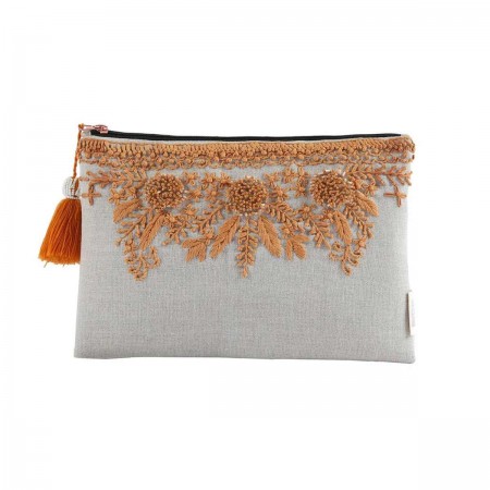 Patterned Pouch | Gray &...