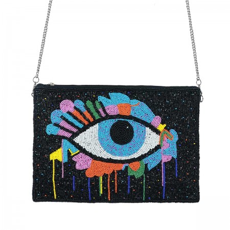 Pop Color Evil Eye Clutch |...