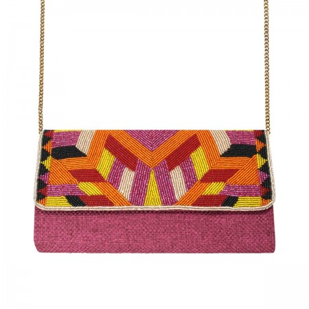 Zigzag Clutch | Purple