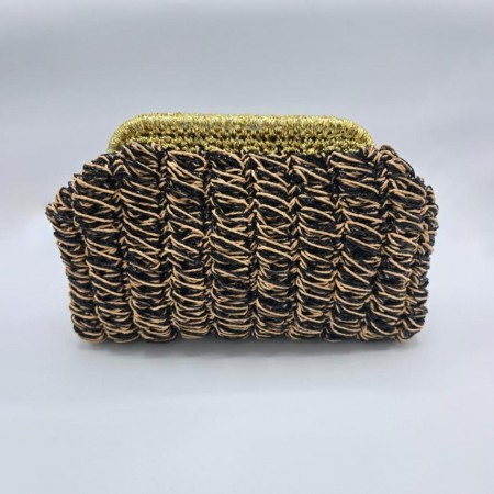 The Recta Raffia Clutch |...