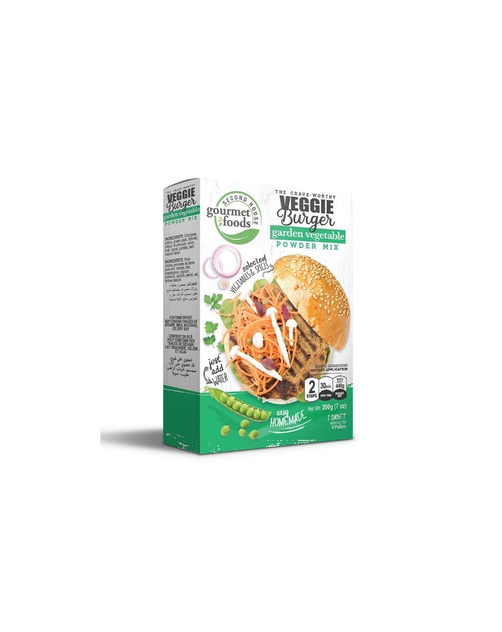 Veggie Burger Powder Mix - Kale & Cannellini | 200g