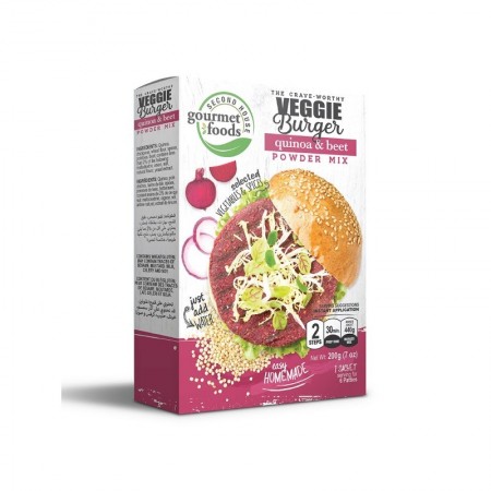 Veggie Burger Powder Mix - Quinoa & Beet | 200g