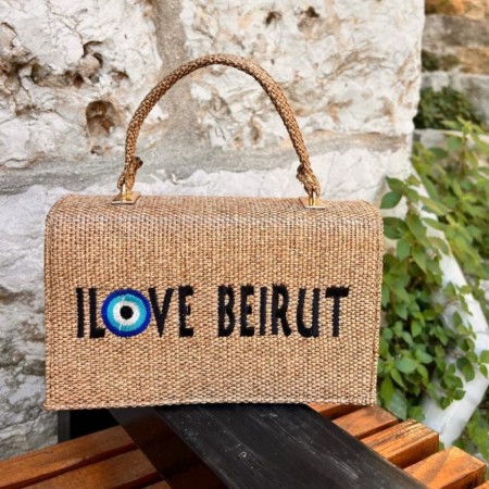 Evil Eye Love Beirut Clutch