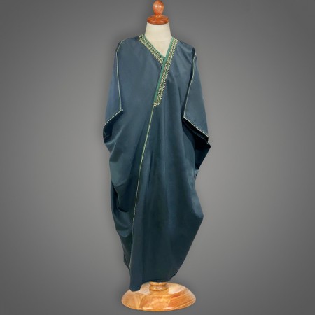 Wool Abaya | Dark Green