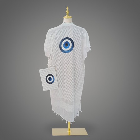 Kufiya Kaftan | White