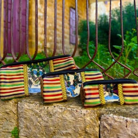 Traditional Colorful Pouch Set