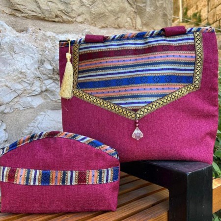 Traditional Purple Bag Set