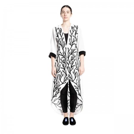 Tree of Life Abaya | White