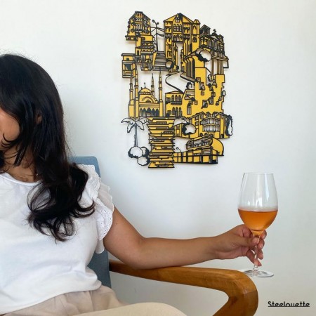 Beirut City Wall Art | Large